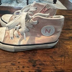 Naturino Kids Pink High-Top Sneakers